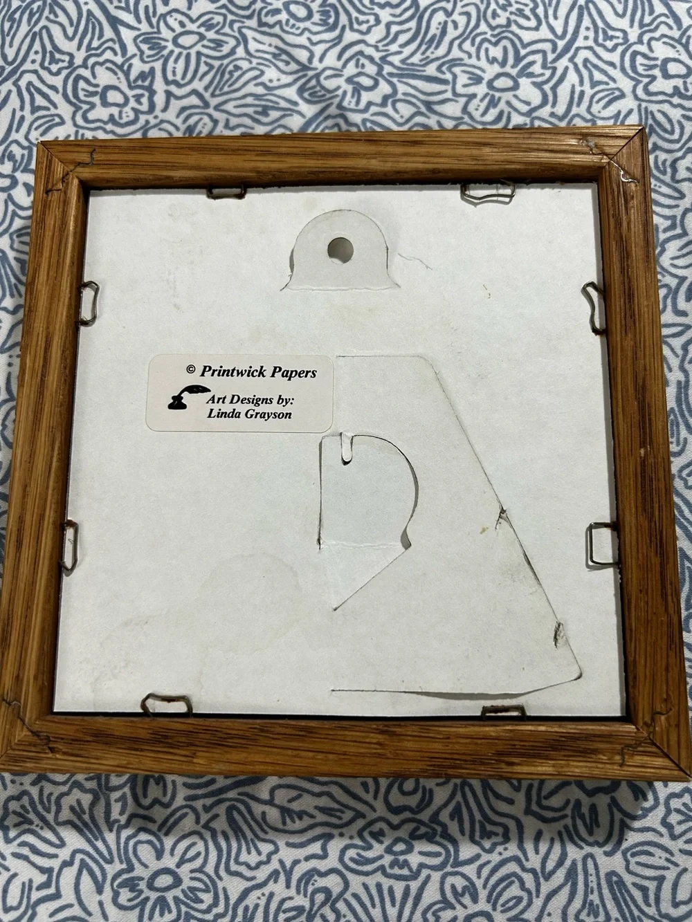 Super Cute Wood Framed Cottagecore Wall Art - 'Dinner Will Be Ready'